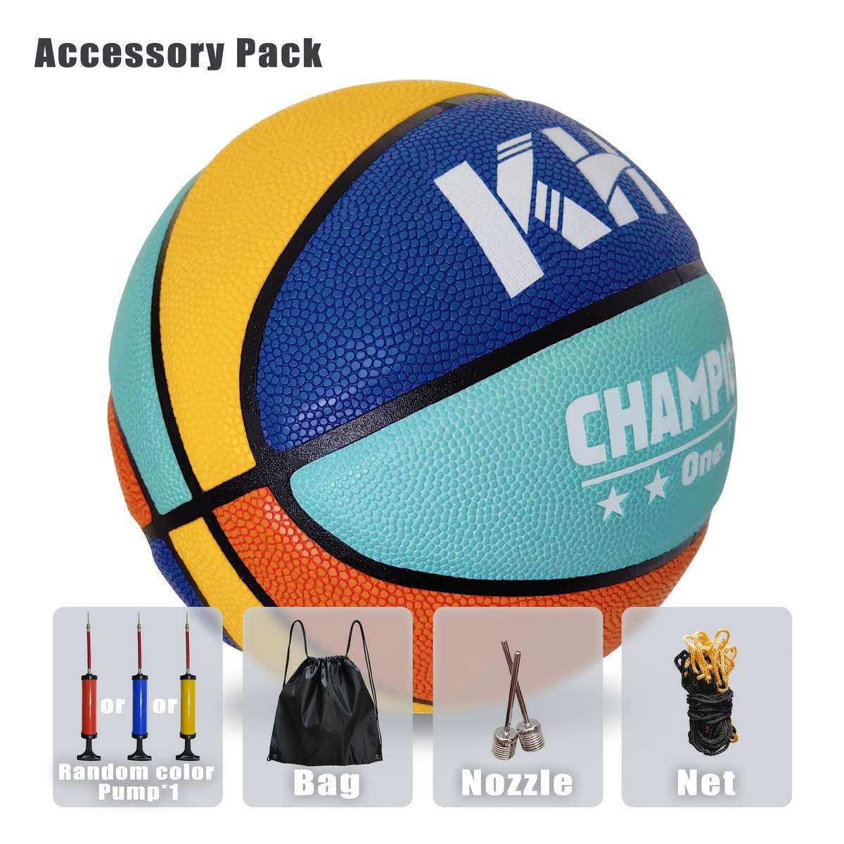 Basketball Color Yellow  Blue  Cyan  Orange
