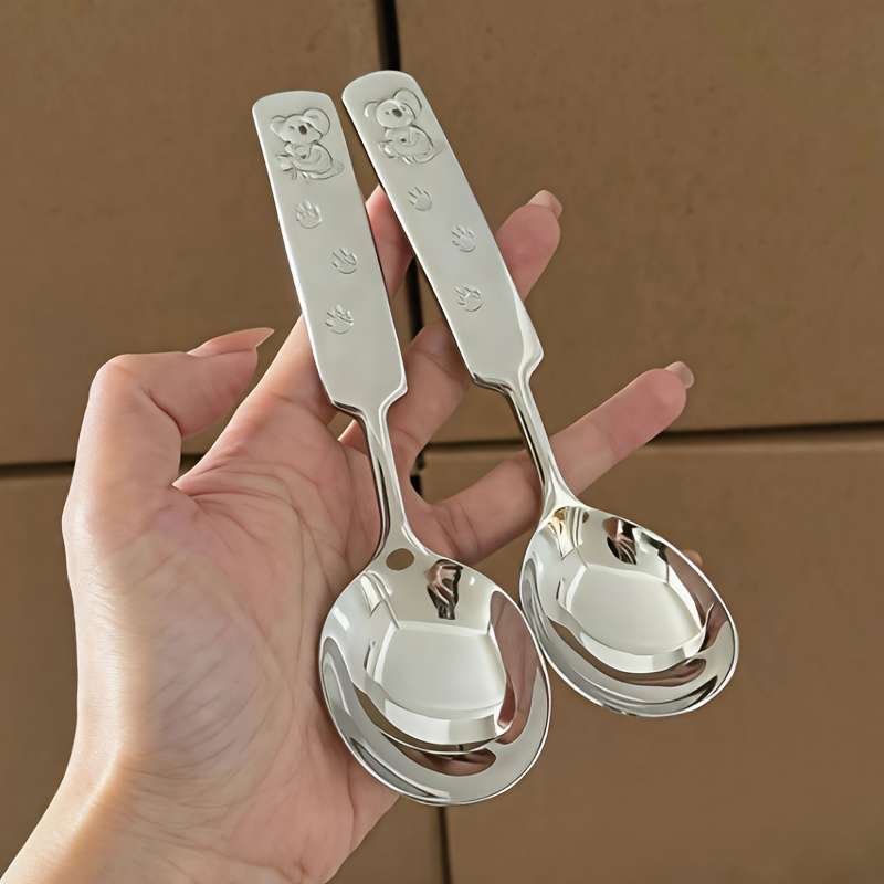 Kitchenware Style Cartoon Stainless Steel Spoon