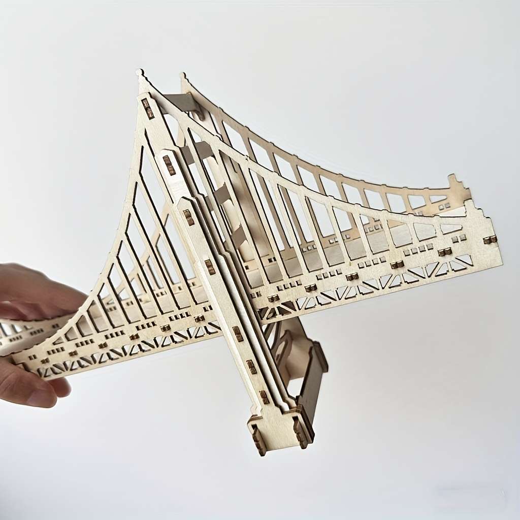 3D Building Model Puzzle Set Items 3D Bridge Building Assembly Model