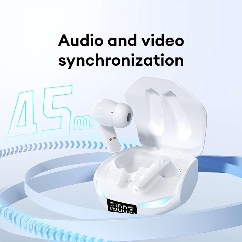 Rechargeable Wireless Earbuds Headphones Headset