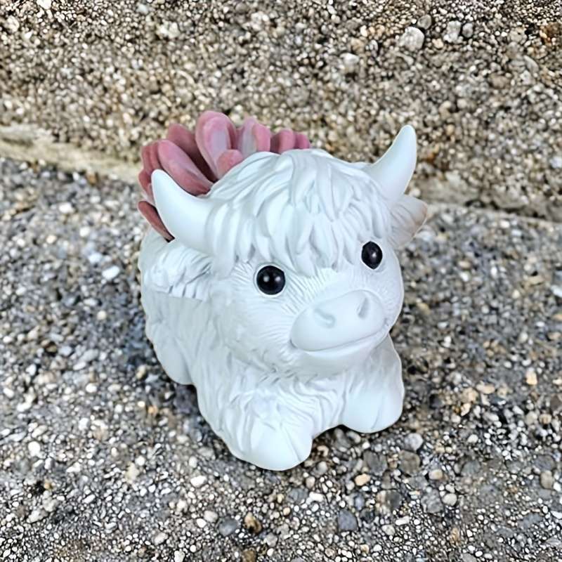 Flowerpot Model Coffee Color