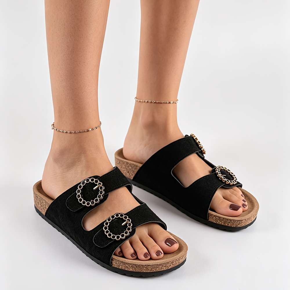 Sandals Color Black Size Uk 9 Wide