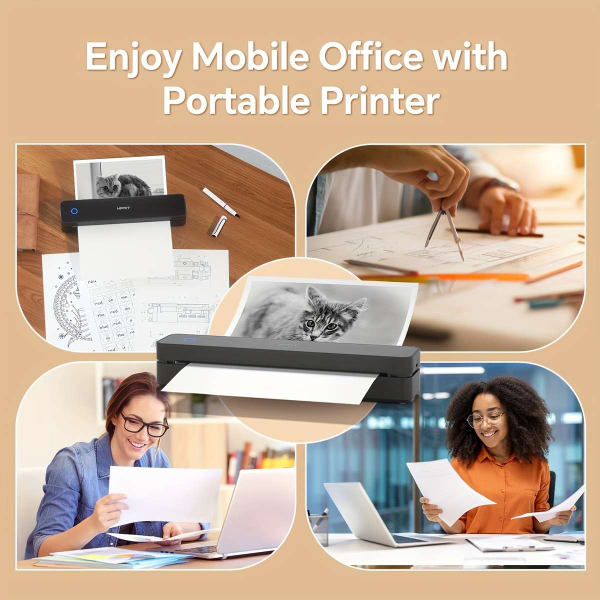 Printer Model Portable A4 Printer Mt610 Pro