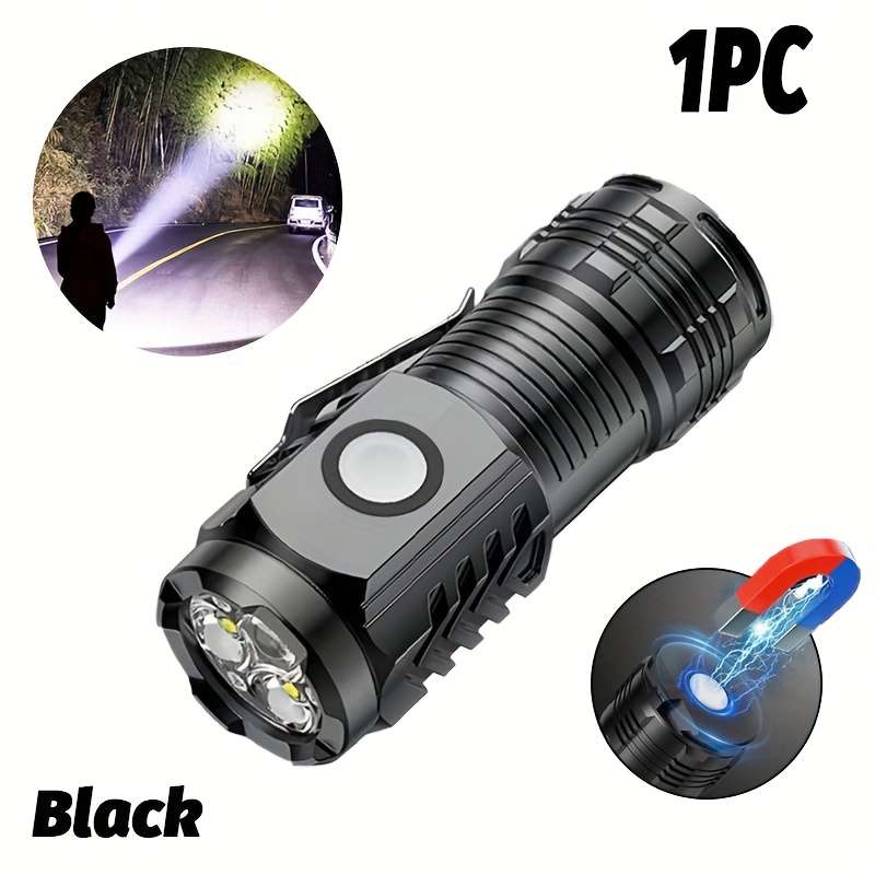Portable Lamp Items Black Flashlight