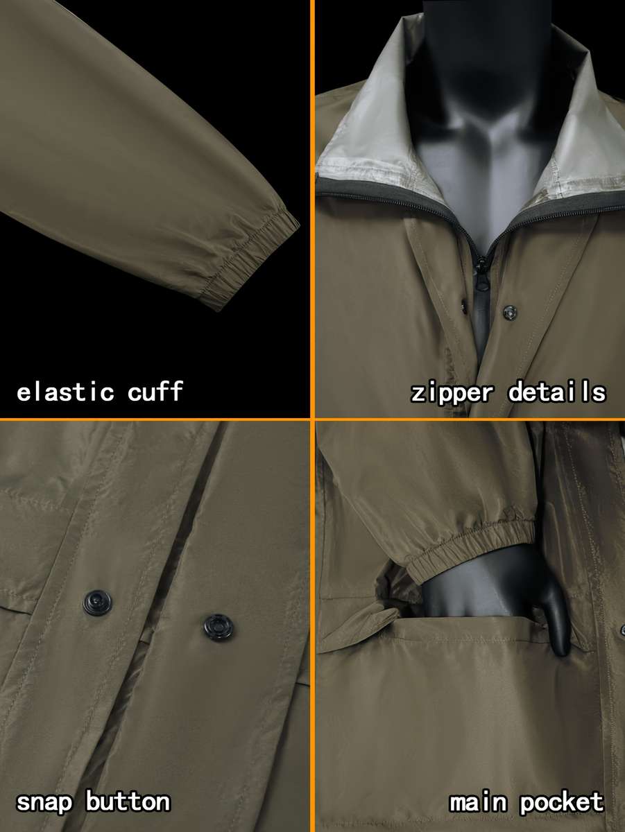 Raincoat Dark Brown Size M