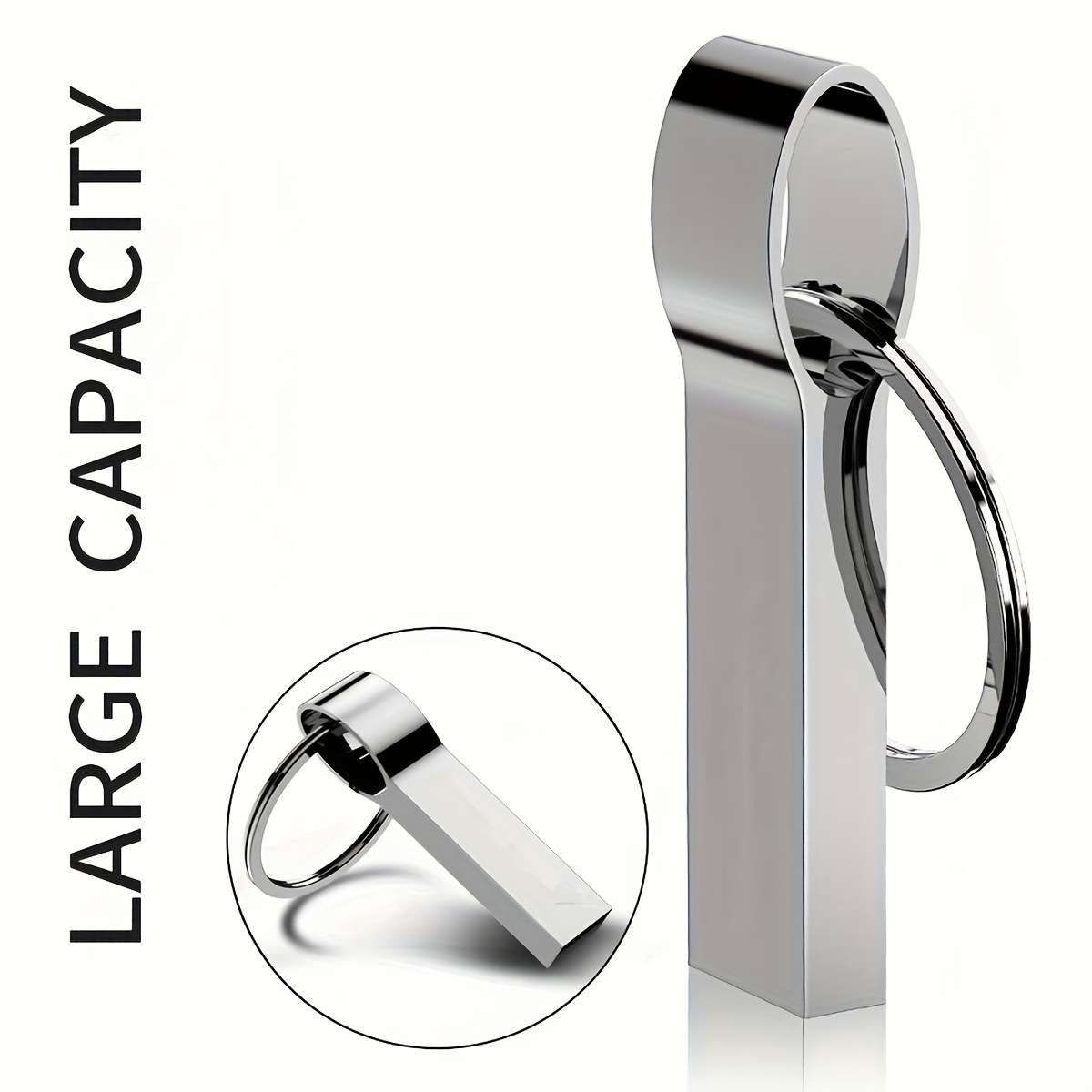 Usb Flash Drive Color Silvery Capacity 2Gb 5Pcs