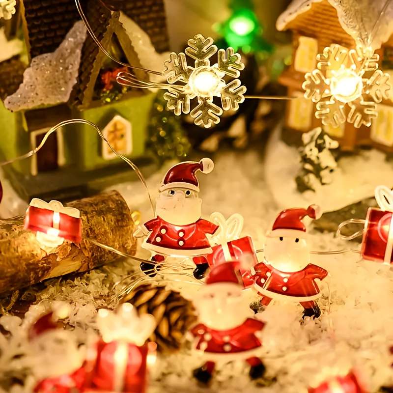 String Lights Items Santa Claus Lamp Quantity3 Meters 30 Lights