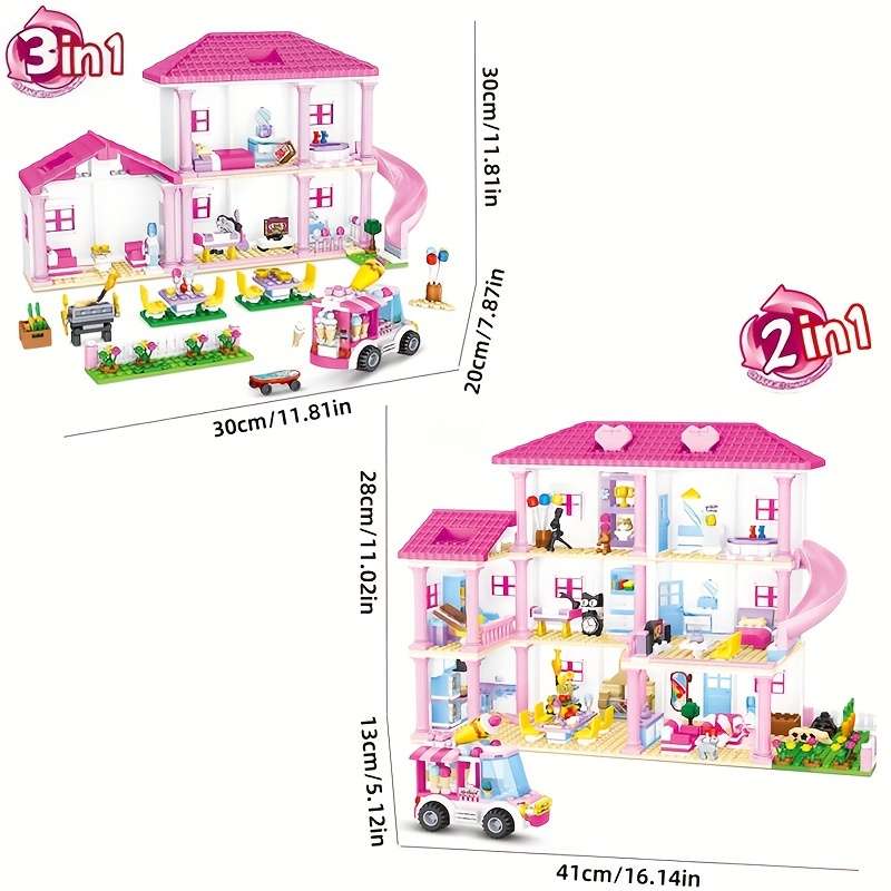 Building Toy Architectural Model Toy Set Quantity 1142Pcs