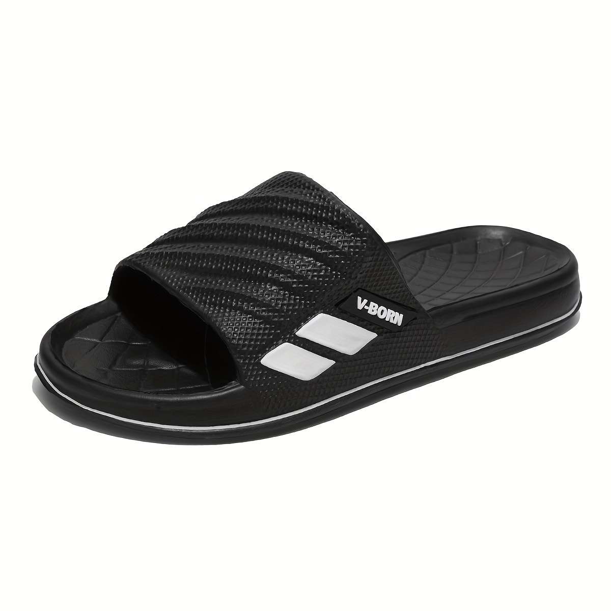 Men Slippers Summer Style Blue Size Uk 7