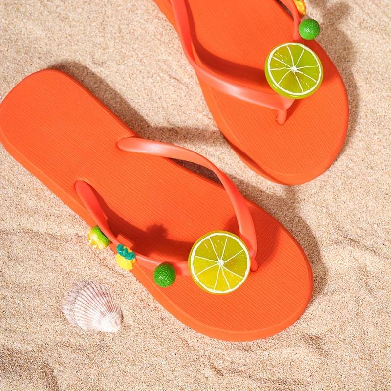 Ladies Summer Flip Flops Purple Uk 6.5