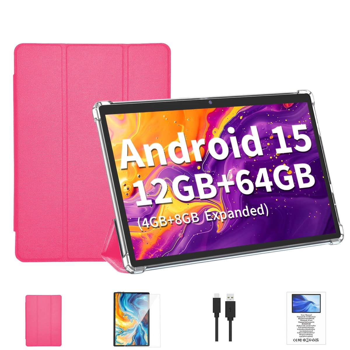 Versatile Android Tablet Ram Rom For Designers Multi Tasking Support 12Gb 4Gb
