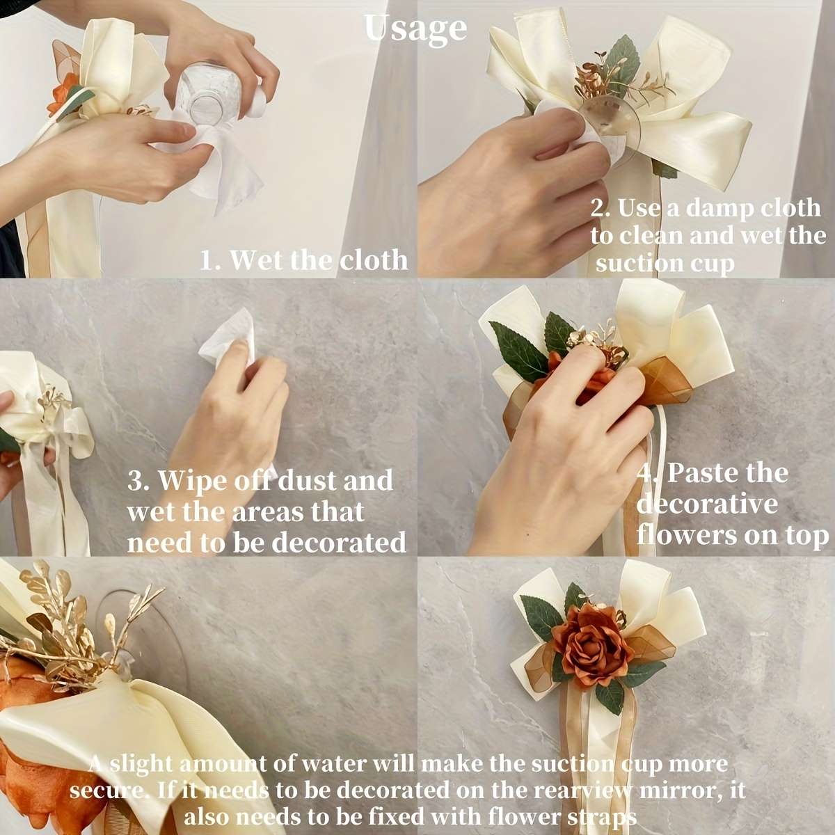 Wedding Supplies Color Red Quantity 2Pcs