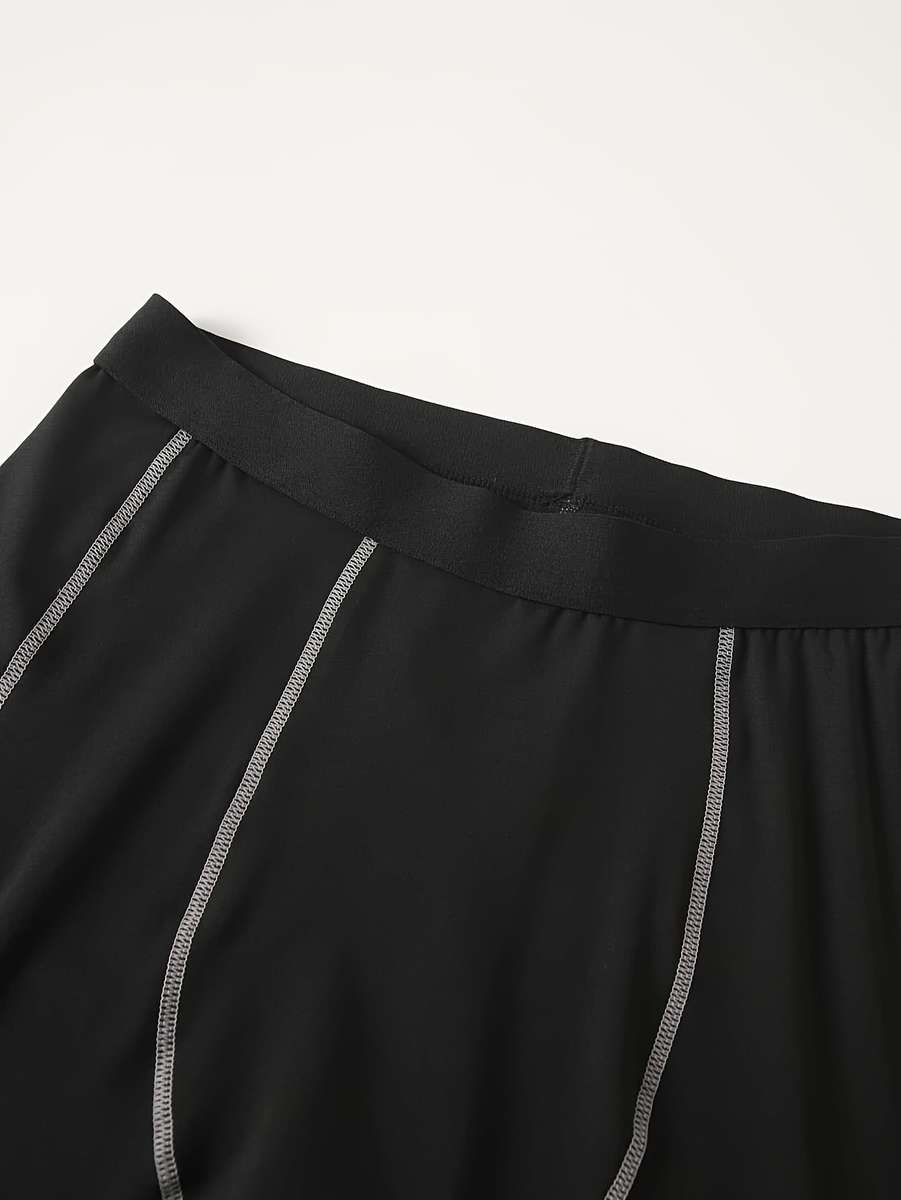 Thermal Underwear Color Black Orange Line Sizes