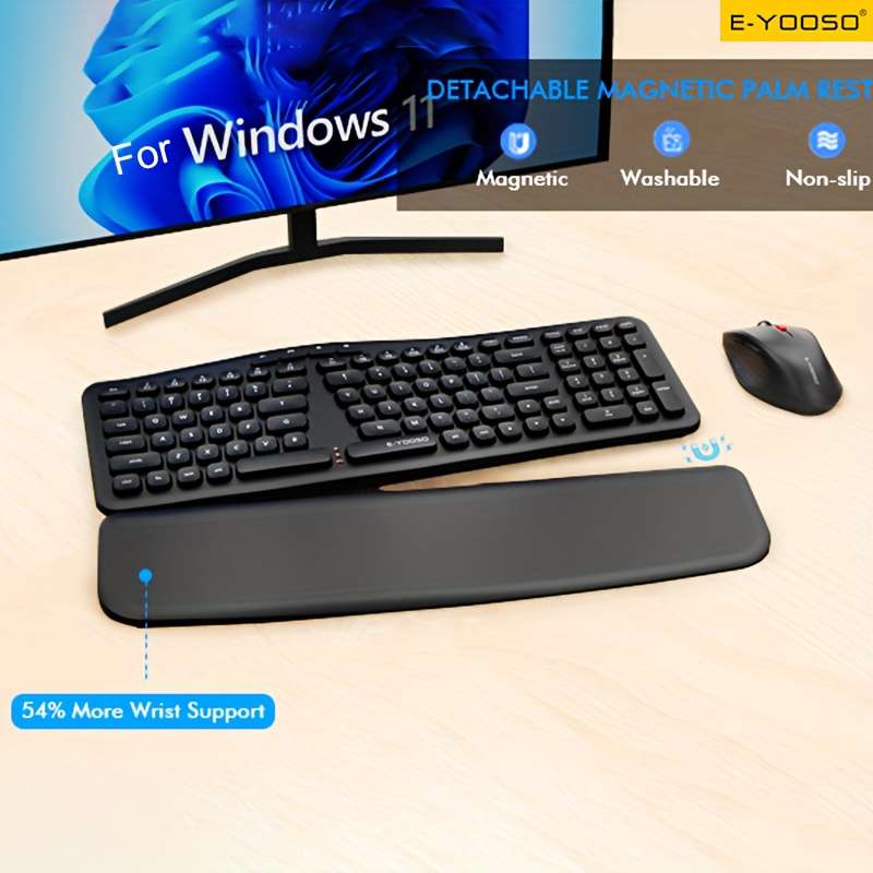 Advanced Abs Finish For Business Travel Yooso Wireless Keyboard And Mouse Set