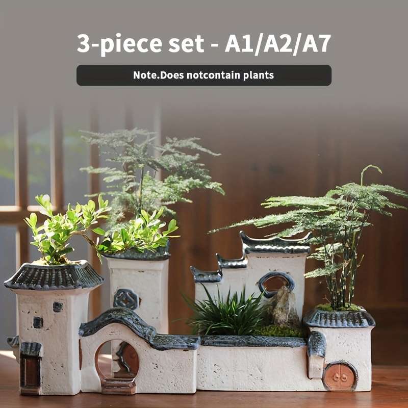 Flowerpot Color 3Pcs A1A2A7No Plants