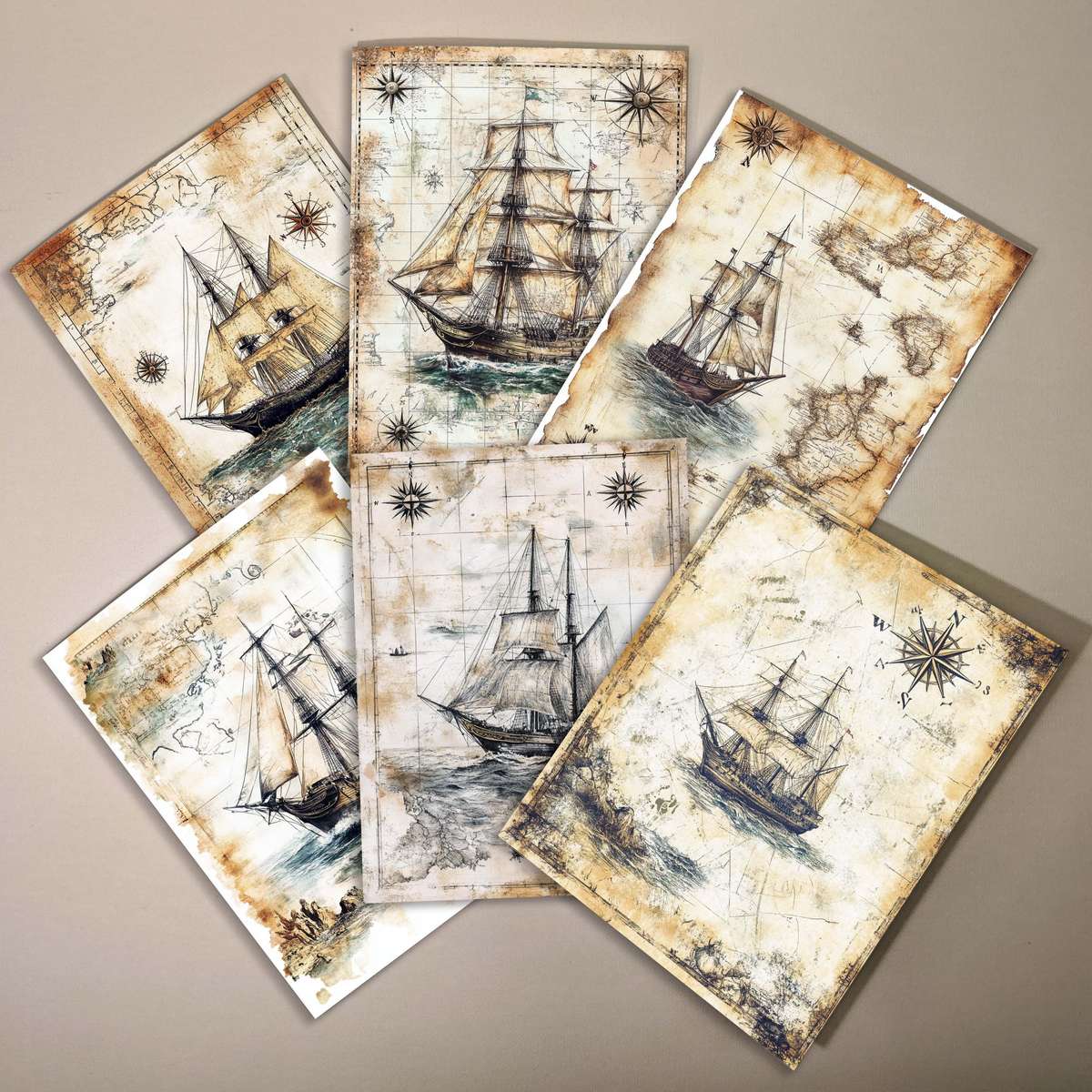 Greeting Cards Quantity 6Pcs
