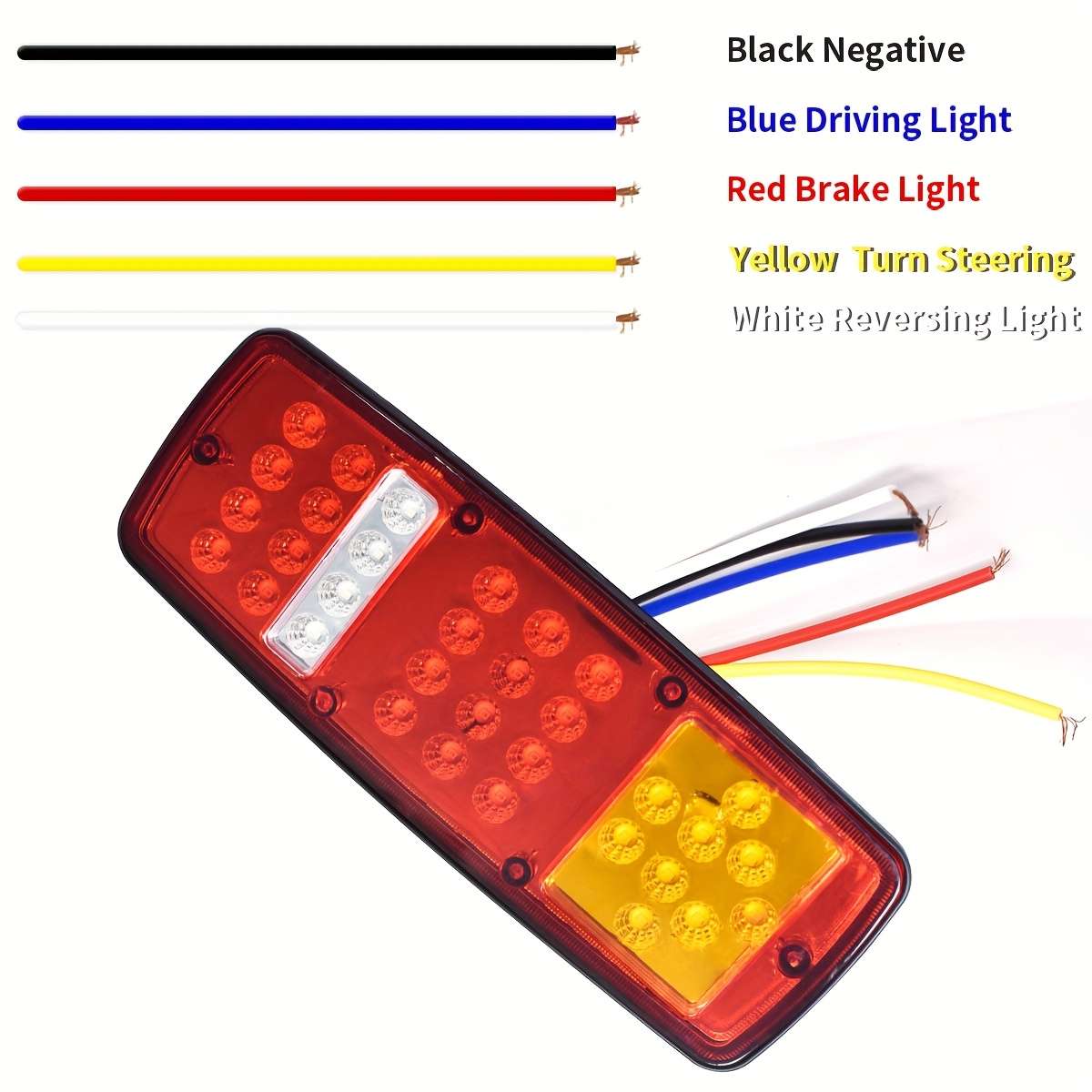 2pcs multipurpose LED car light bulb high brightness truck tail light truck trailer r