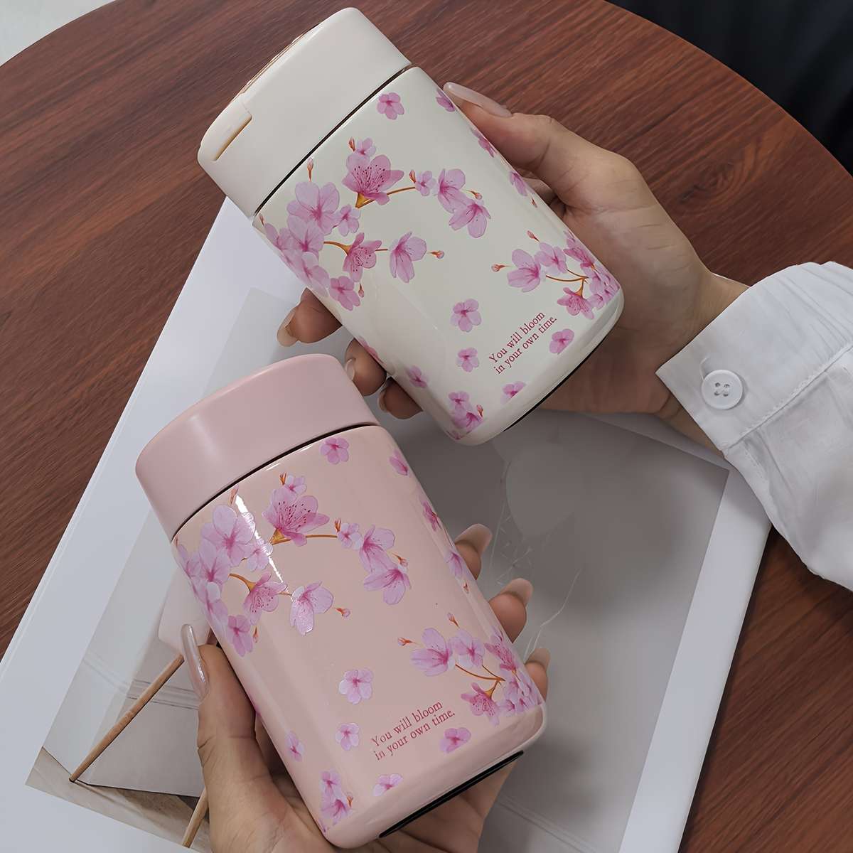 Water Cup Color Sakura Series Beige