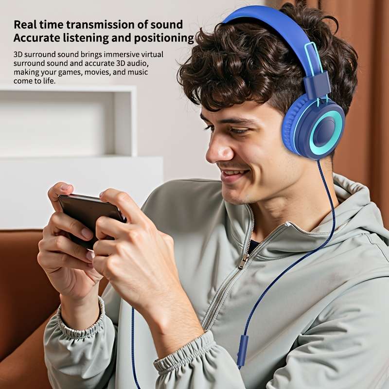 Headset Blue Model Jty G2