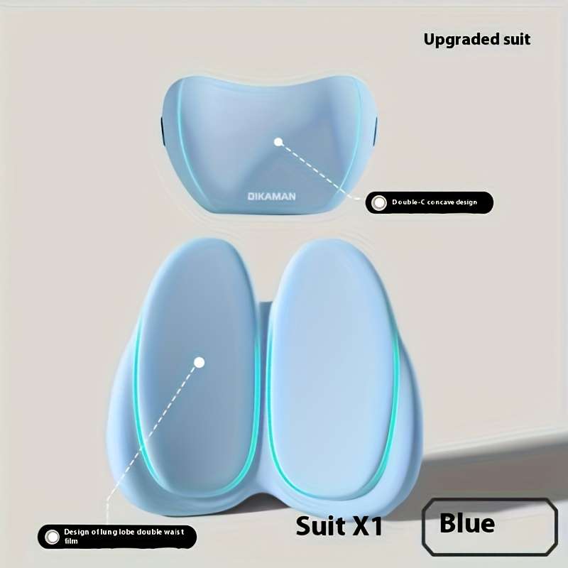 2PCS Professional Car Seat Cushion Set With Lumbar Travel Essential