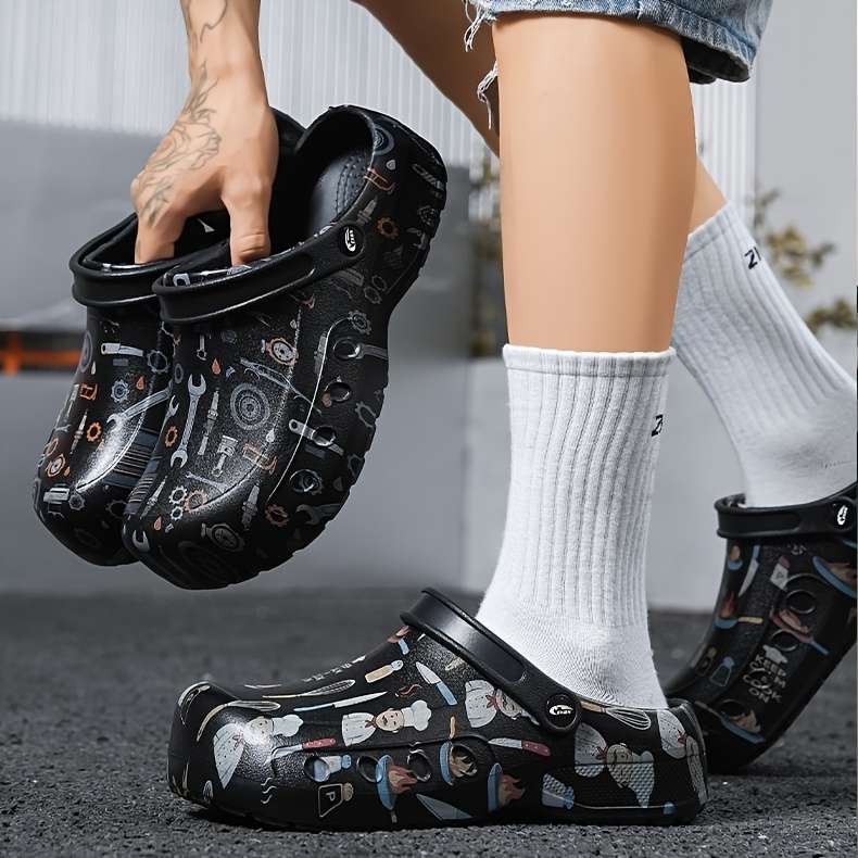 Sandals Color Black Gus Size Uk 9