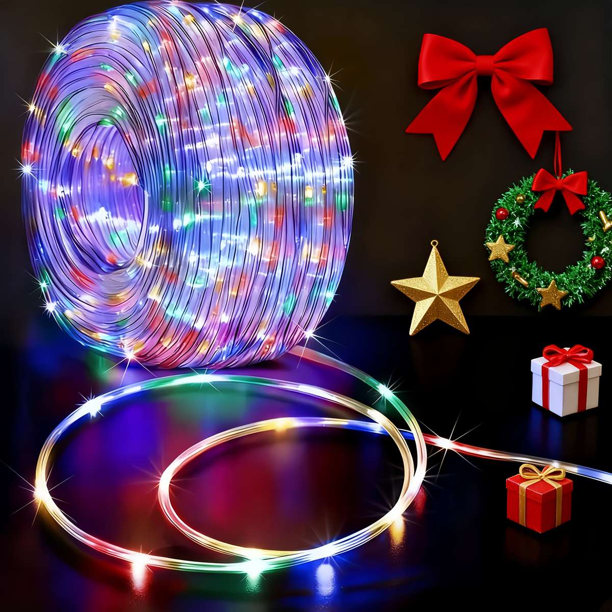 String Lights Color Multicolor Size7 Meters 23 Feet 50Led