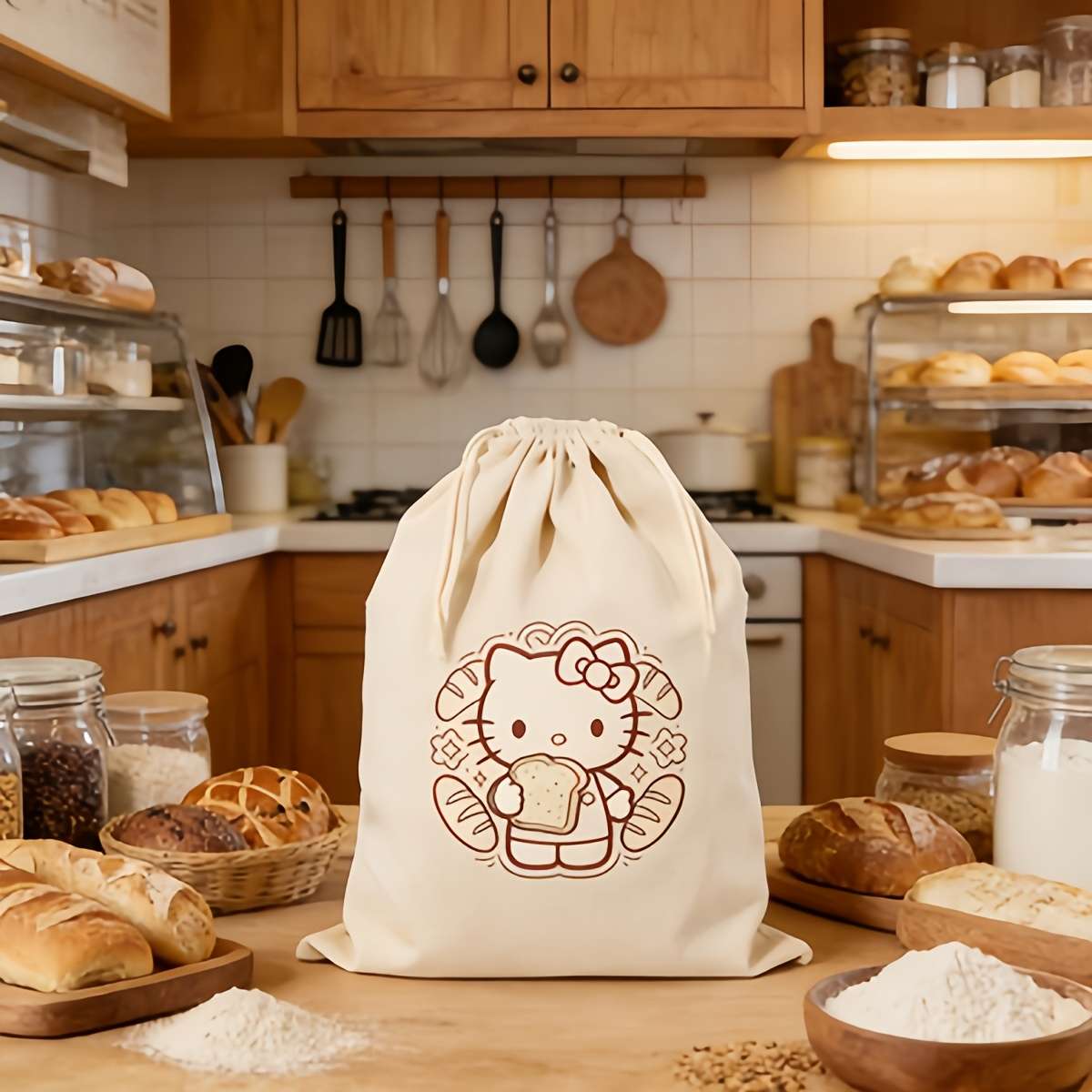 Food Storage Bags Color Bread Kt2