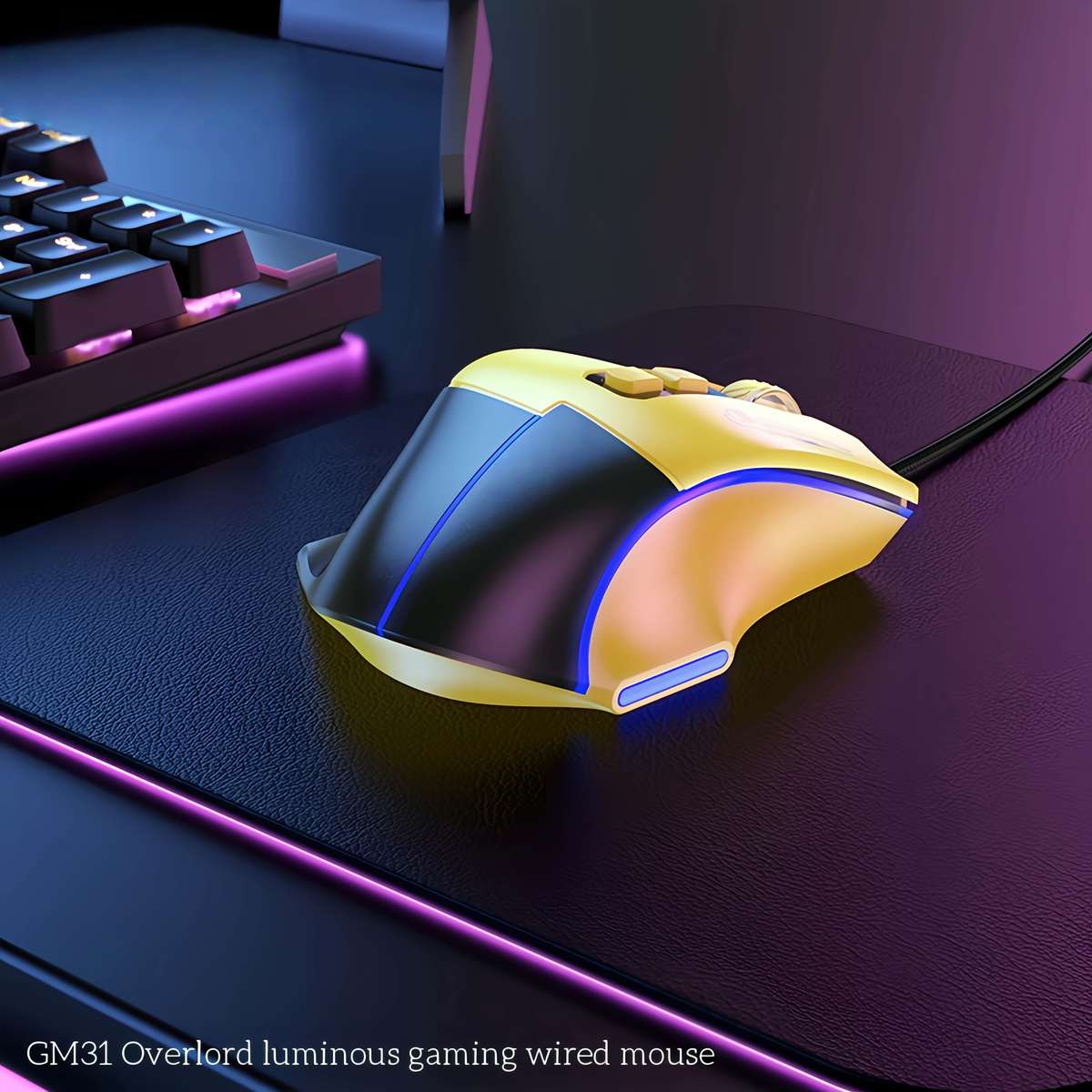 Mouse Color Gm31 Wht Blu