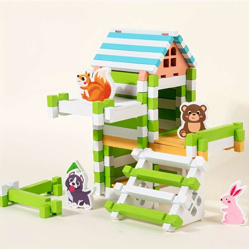 Building Toy Architectural Model Toy Set Items Mortise And Tenon Building Blocks