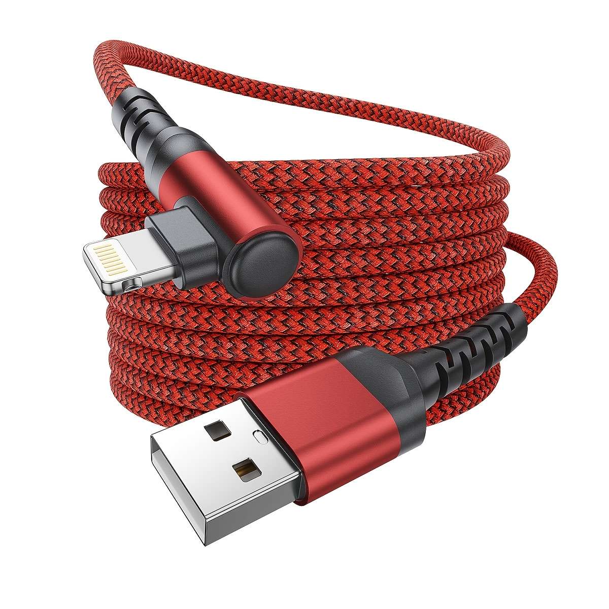 Charging Cable Color Red Size2M 6.6Ft 78Inch