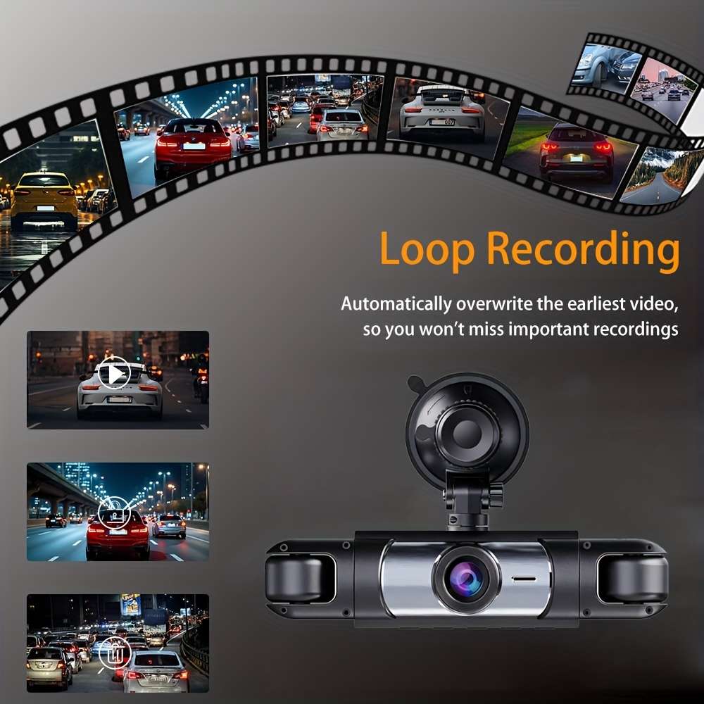 Dashcam Model 3 Lenses Without Card