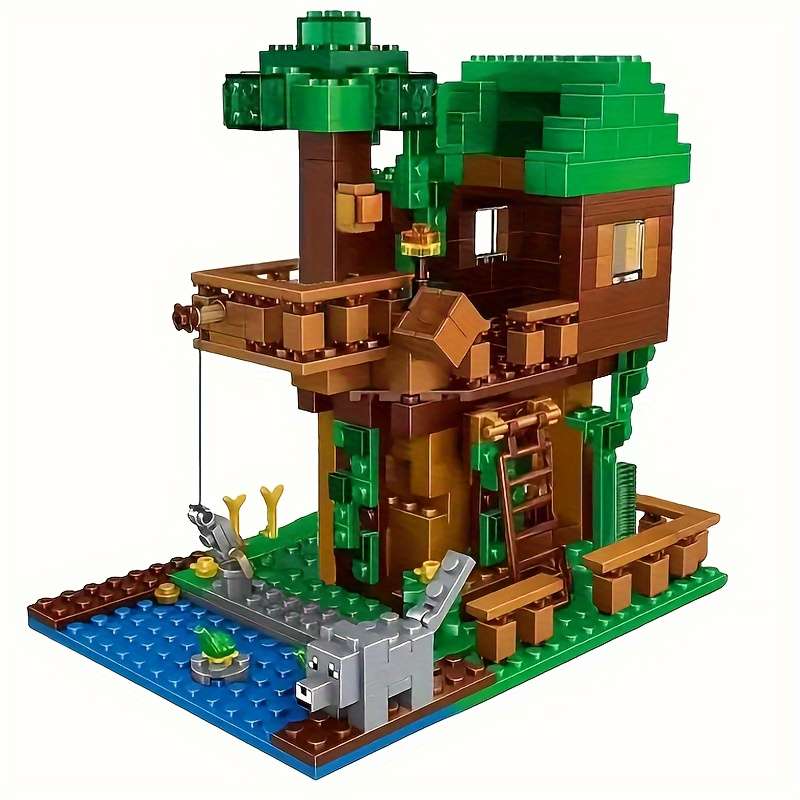 3D Building Model Puzzle Set Color 200Pcs