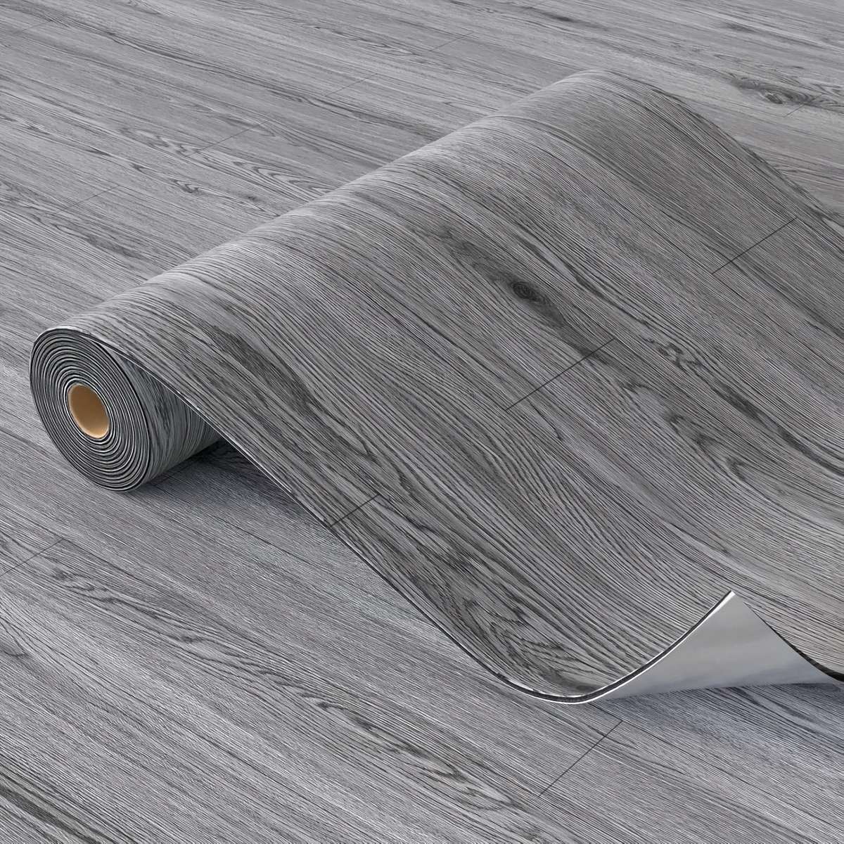Self Adhesive Floor Stickers Light Grey 2 Rolls