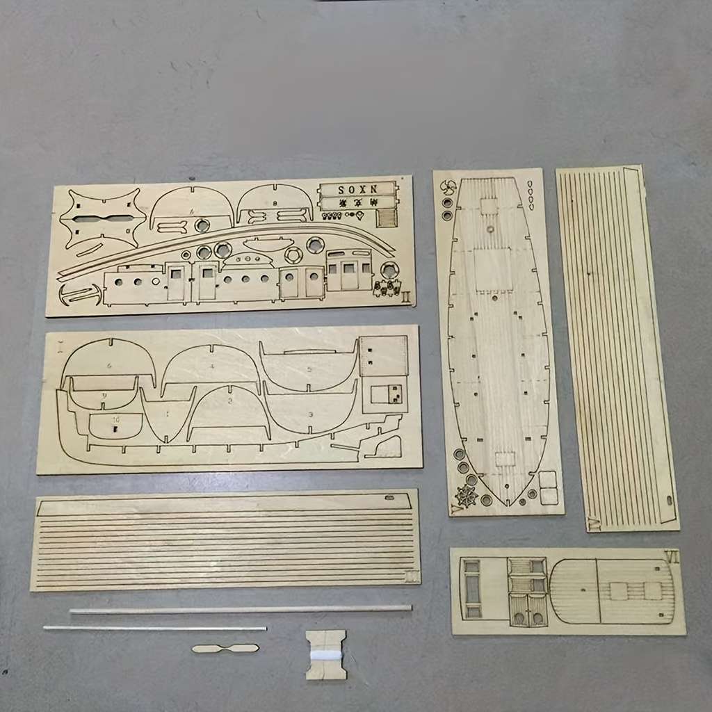 3D Jigsaw Puzzle Model Ship Color Khaki 1