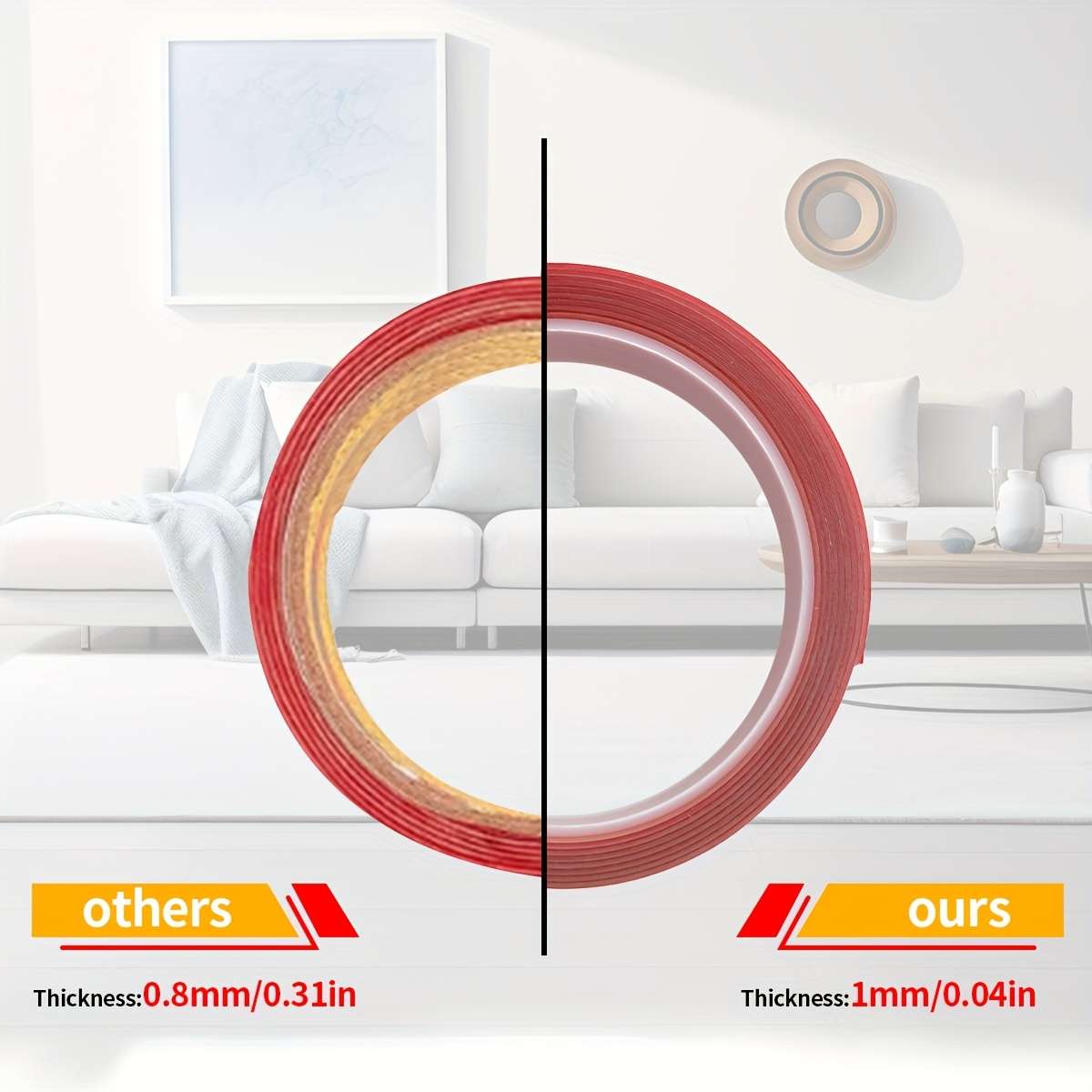 Doublesided Tape Model Width 6Mm Style2Rolls 2Price