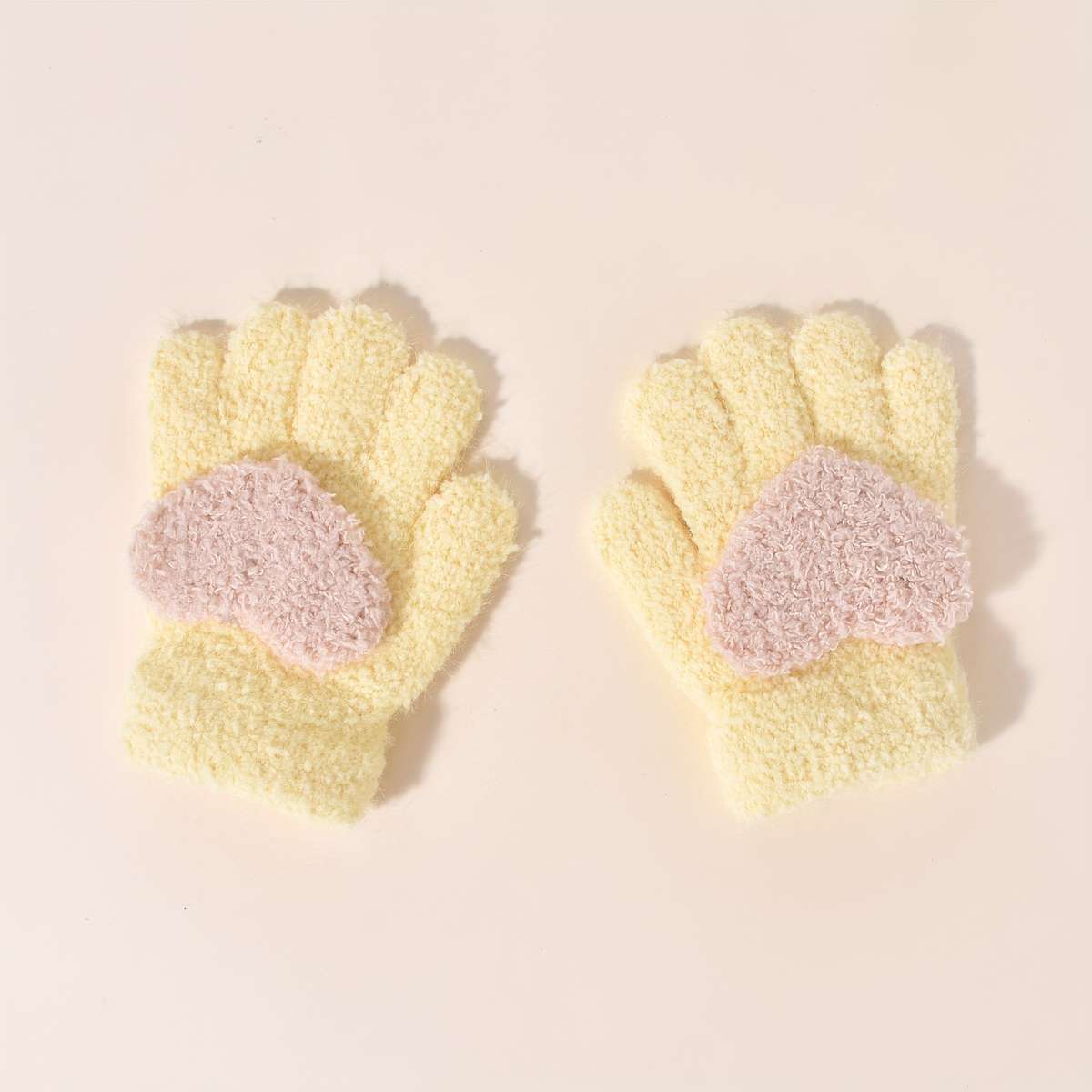 Winter Gloves Color Green Size 1 To 3Y