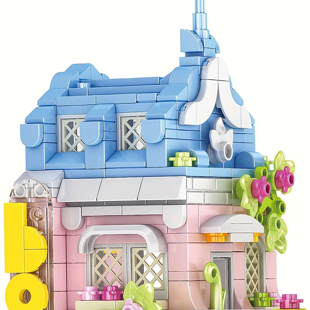 Building Toy Architectural Model Toy Set Style Bookstore