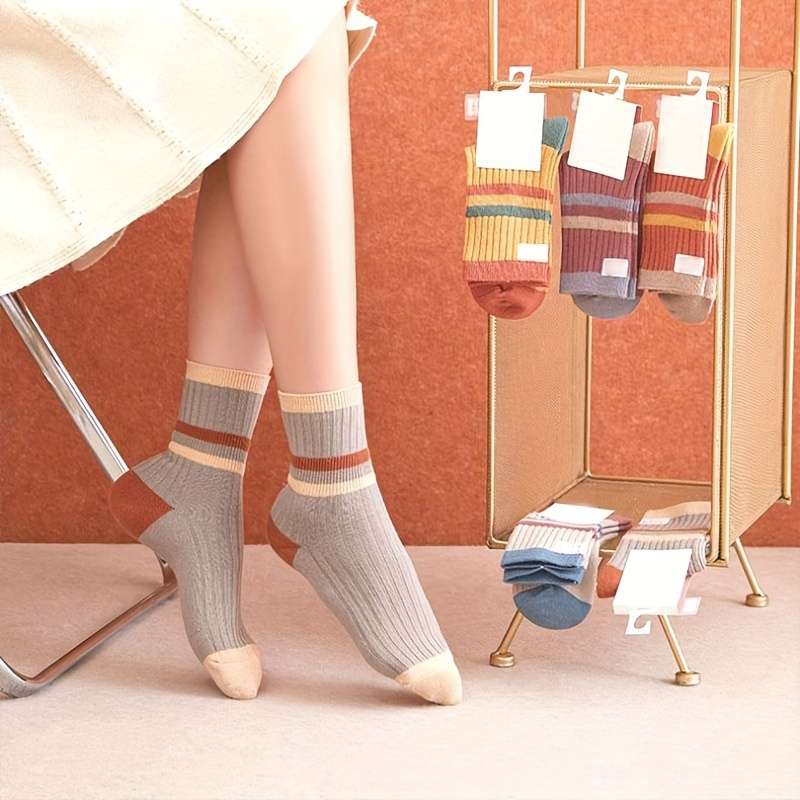 Women S Socks Color Mixed Color5 Pairs Size Onesize