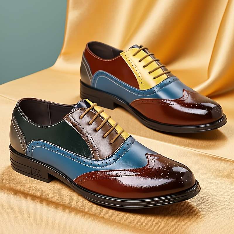 Mens Leather Shoes Color Burgundy Sizeuk 6