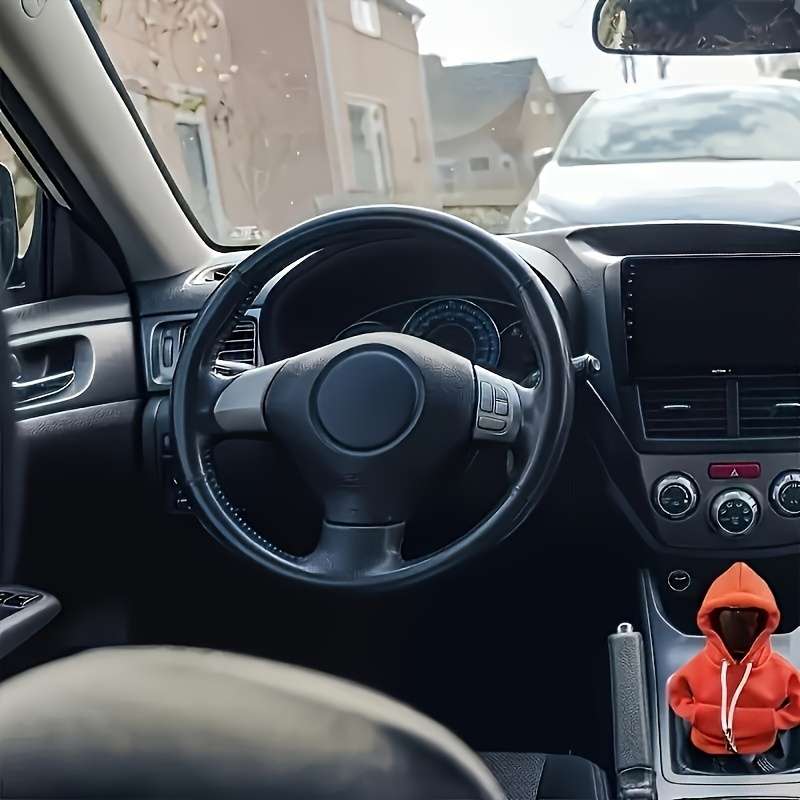 Car Interior Decor Solid Color Hoodie Stylecolor Black Style