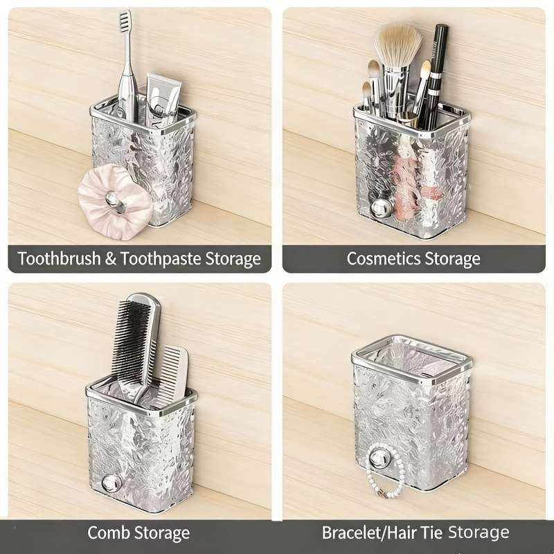 Bathroom Storage Rack Color Translucent Gray 1 Pack