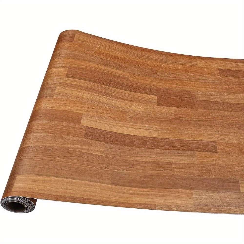 Self Adhesive Floor Stickers Parquet Teak 40Cm*3M