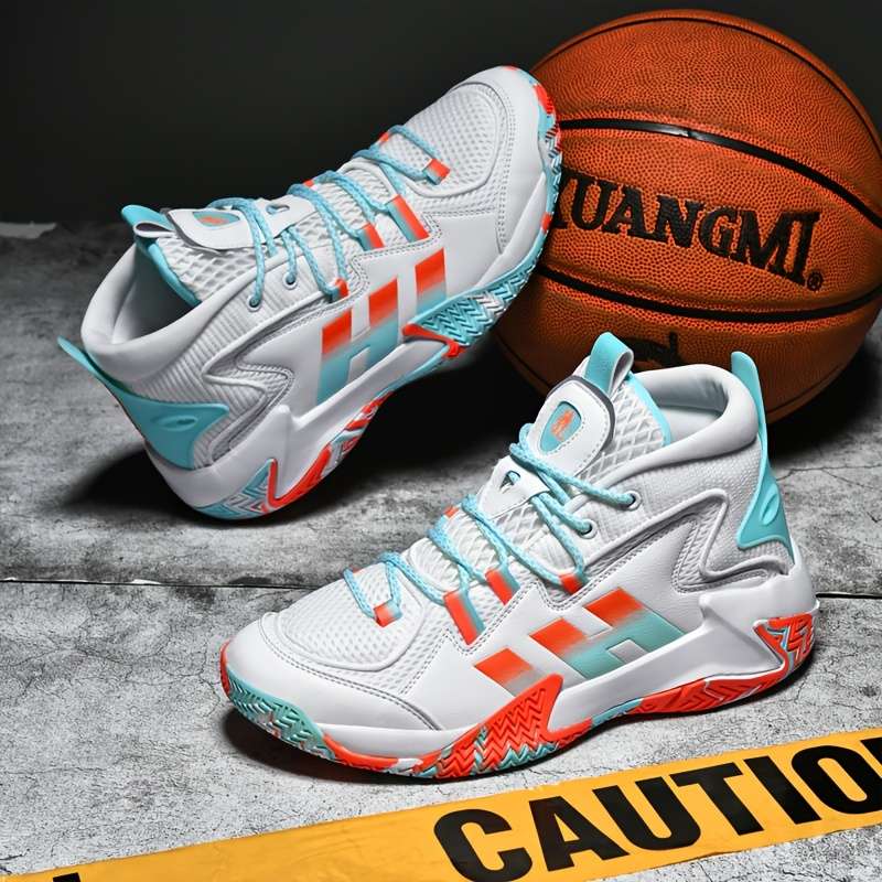 Sneakers White Orange Size Uk 7