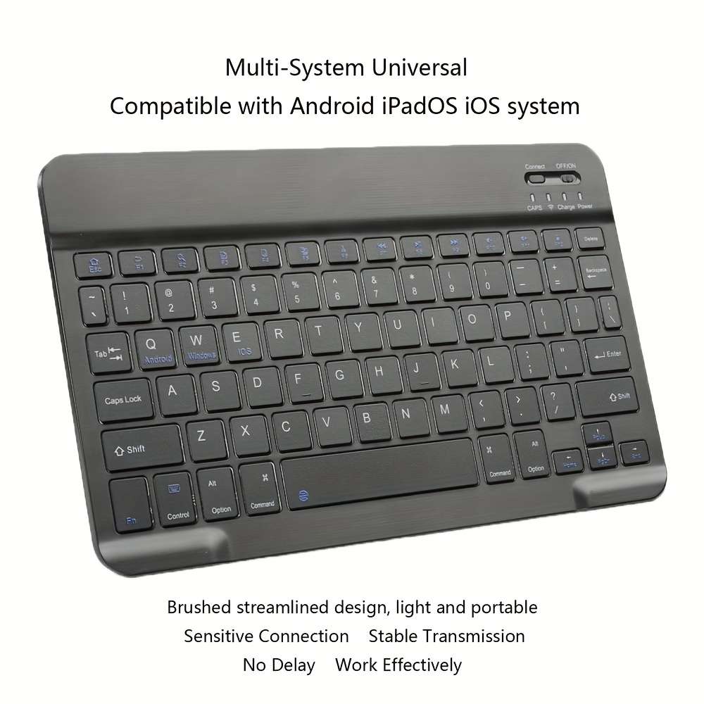 Ultra-Thin Bluetooth Wireless Charging Keyboard