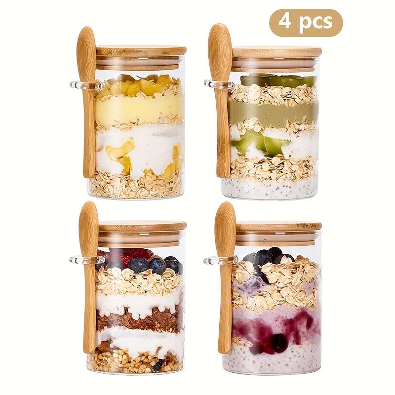 Sealed Jar Quantity 6Pcs With Spoon Canisters