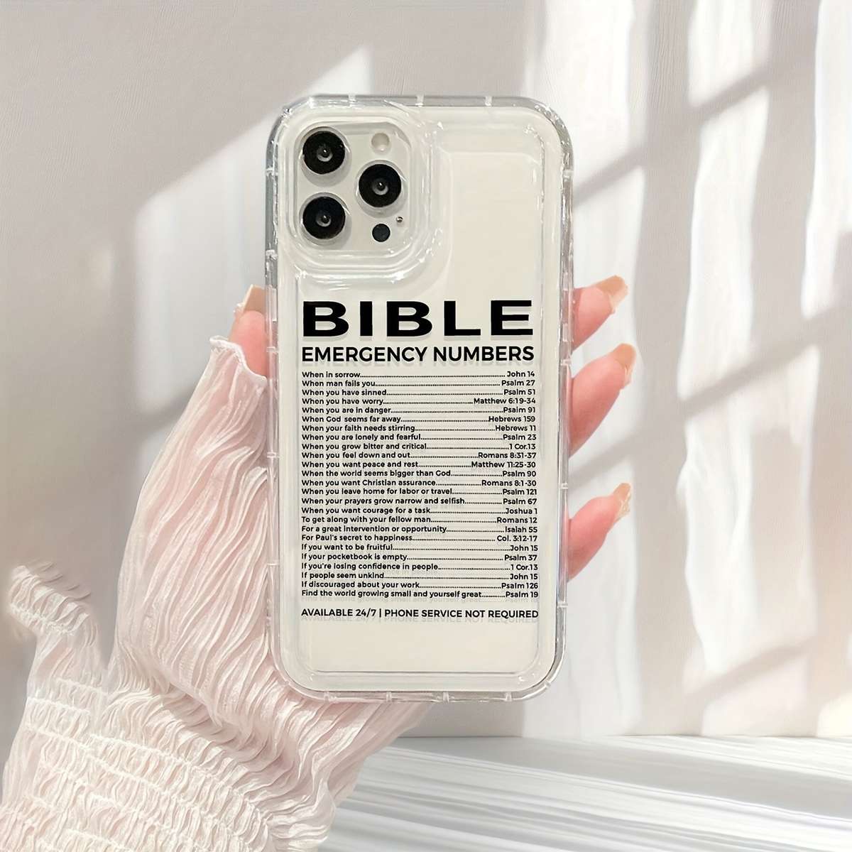 Transparent For iPhone Phone Case