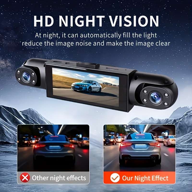 Dashcam Items 4 Lens Driving Recorder No Card