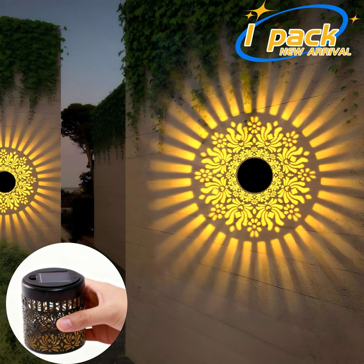 Solar Emergency Lights Model Peony Wall Light1