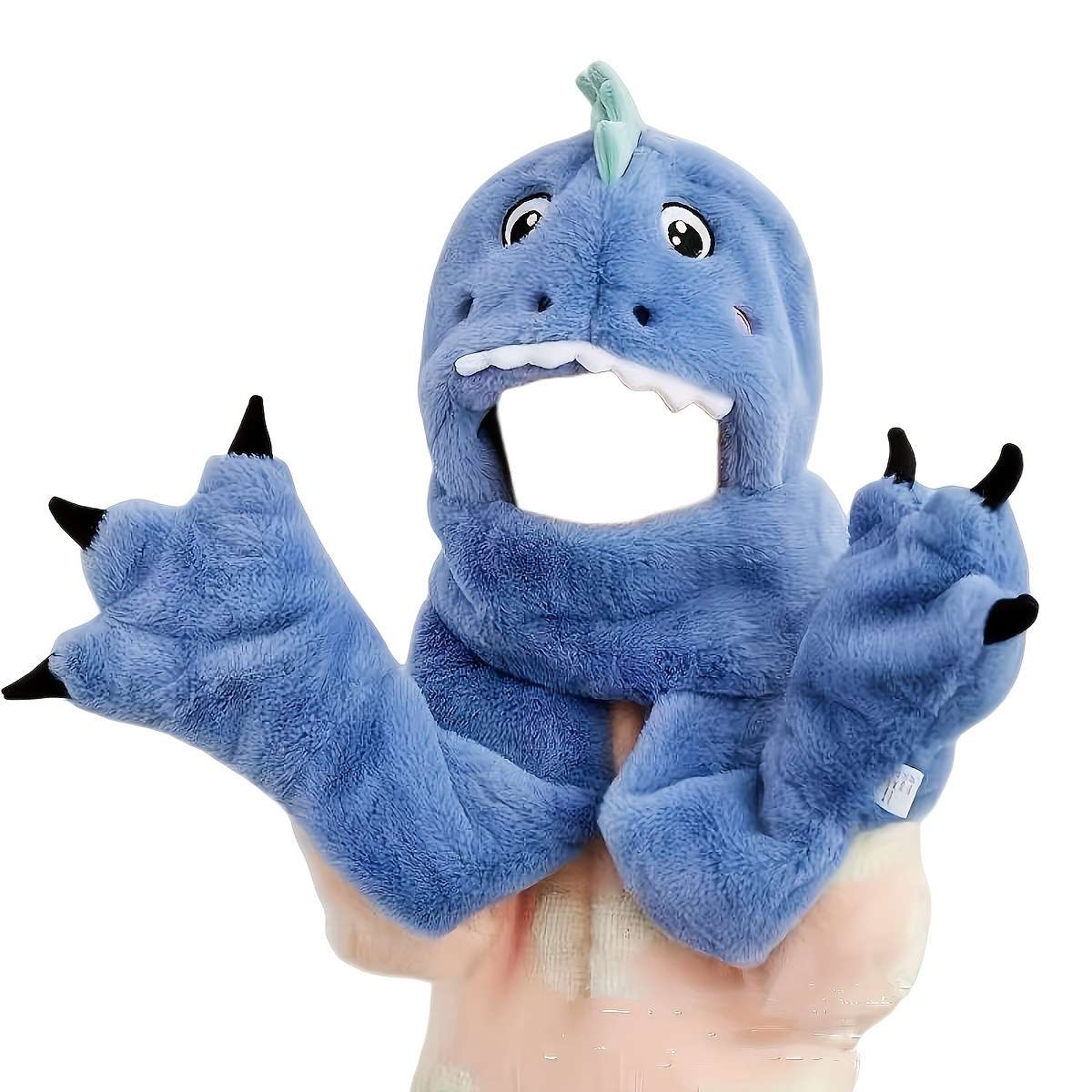 Hat Color Blue Dinosaur Size One Size