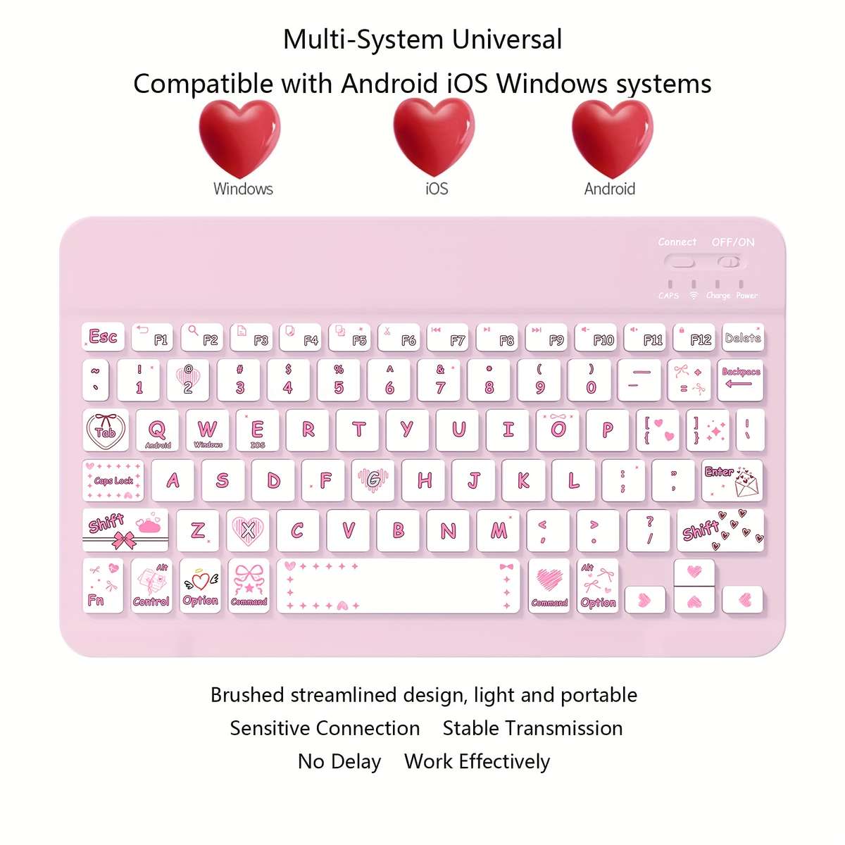 Keyboard Color pink